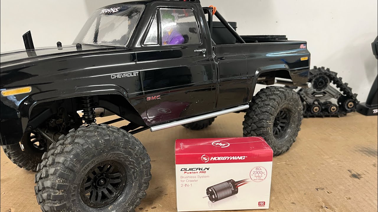 Traxxas Trx-4 Hobbywing Fusion pro 2300kv asennus