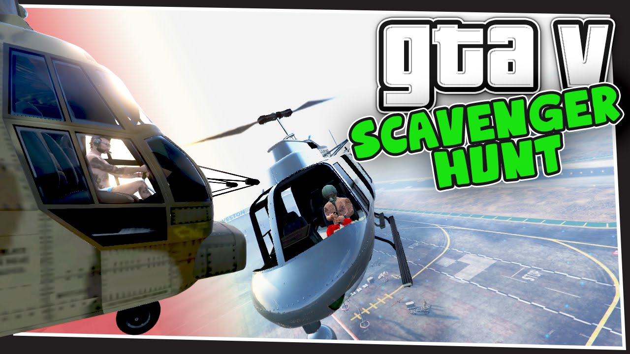 GTA 5 Online - Helicopter Battle (Scavenger Hunt #2)