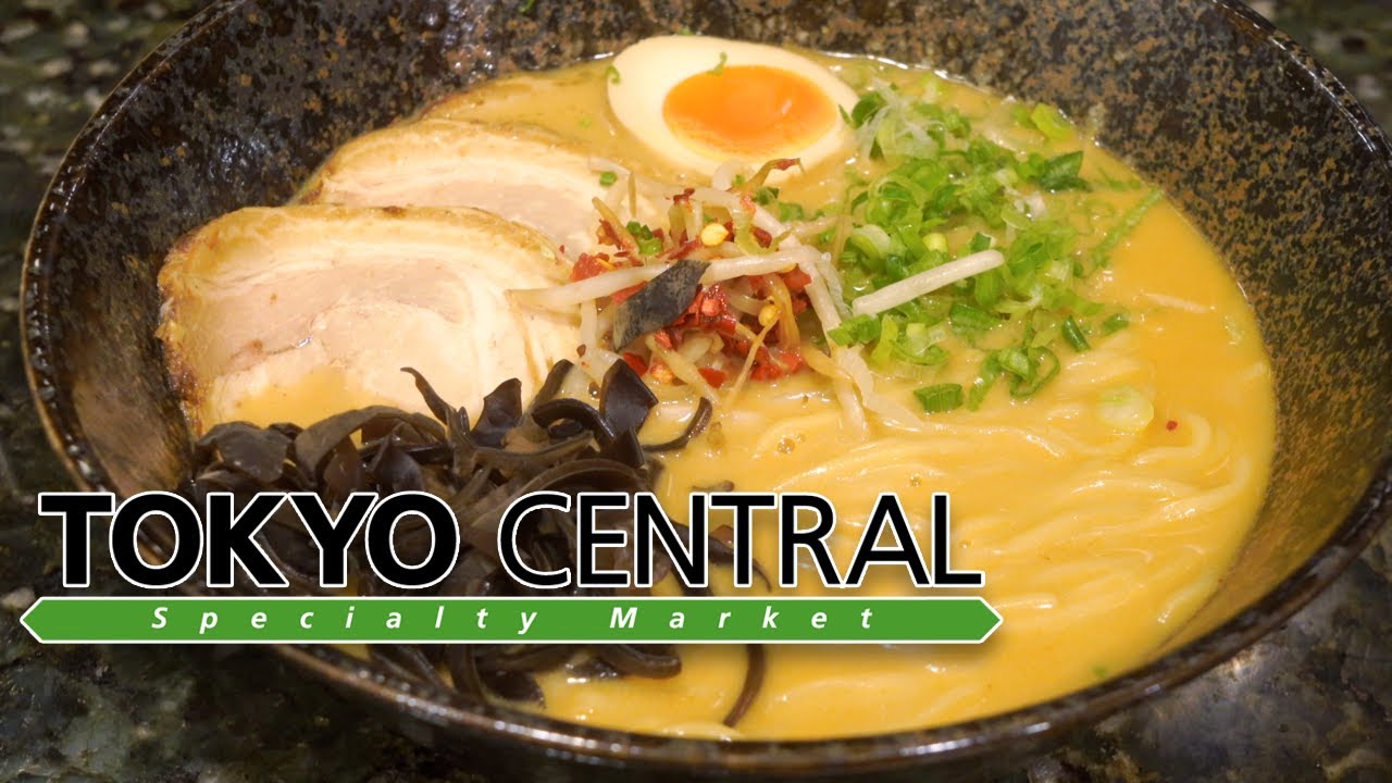 Tokyo Central Market 🍜 Hanzo Spicy Miso Ramen ✨ [ASMR Taste-Test Review]
