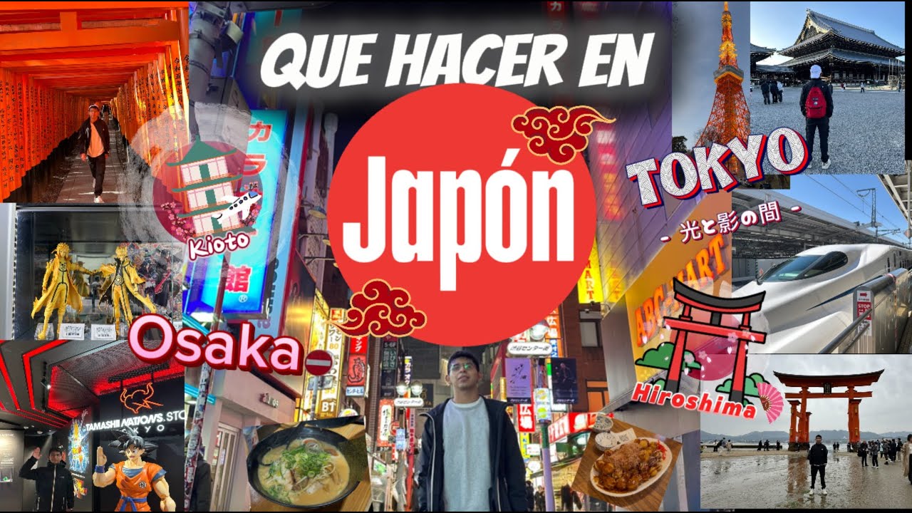¿Qué hacer en Japón? Osaka, Hiroshima, Kioto y Tokio 🎌 (templos, tren bala, karaoke y mucho más 🇯🇵)