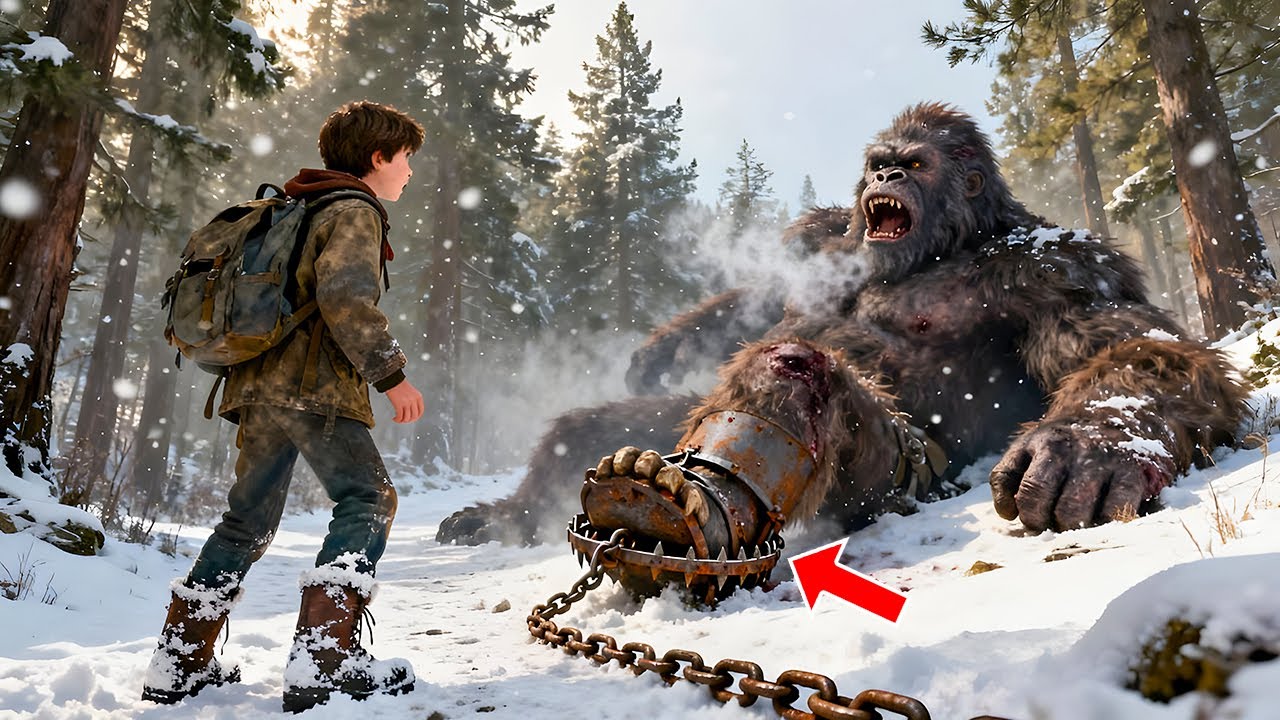 Mountain Boy Saw Bigfoot Crying in Steel Trap — What He Did Next Will Leave You in Tears