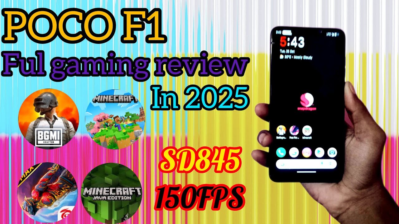 Poco F1 review in 2025 || poco F1 gaming test in 2025 #pocof1 