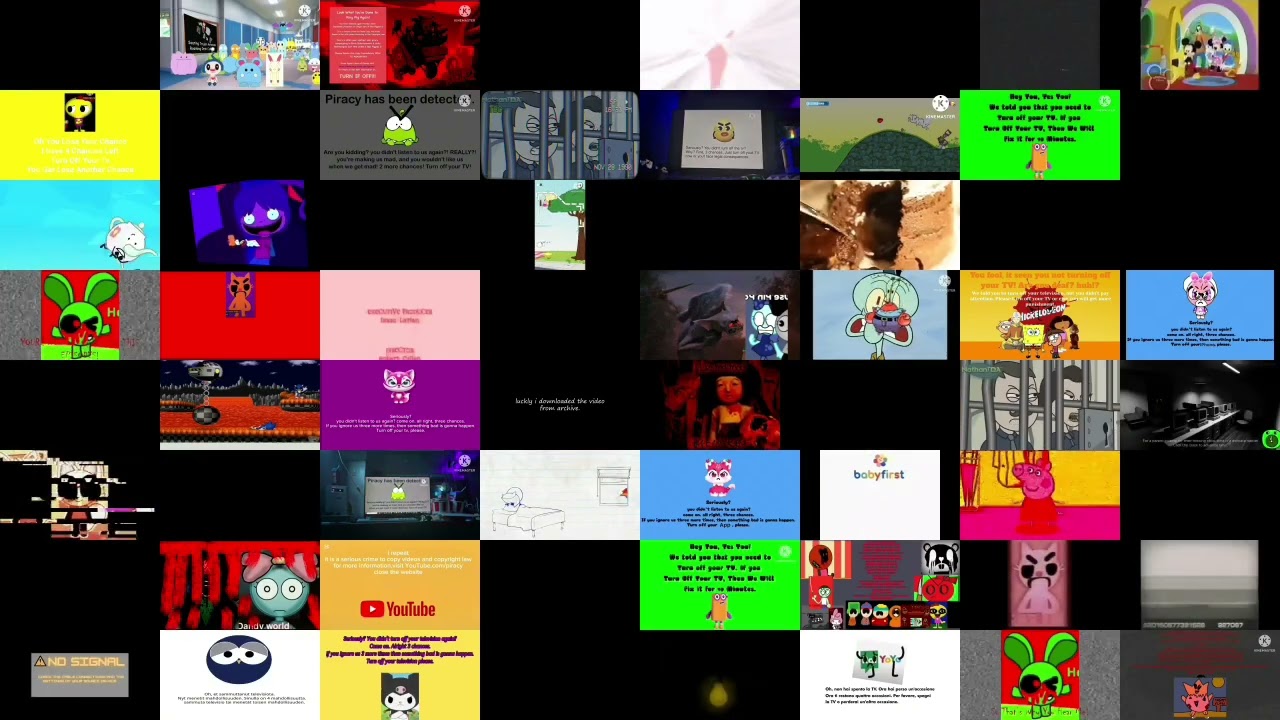 64 Creepypasta Videos Upcoming Jumpscares Played At Once (REBOOT)