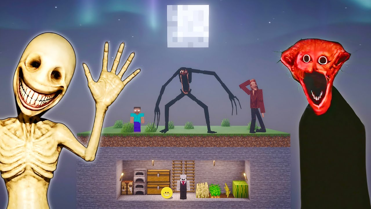 Выживание в Minecraft с самыми страшными модами на одном чанке