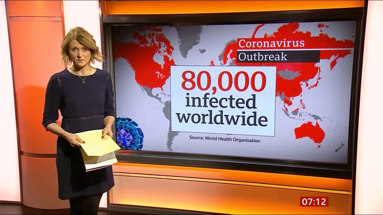 Coronavirus (Covid-19) lots of updates (Global) - BBC News - 28th February 2020