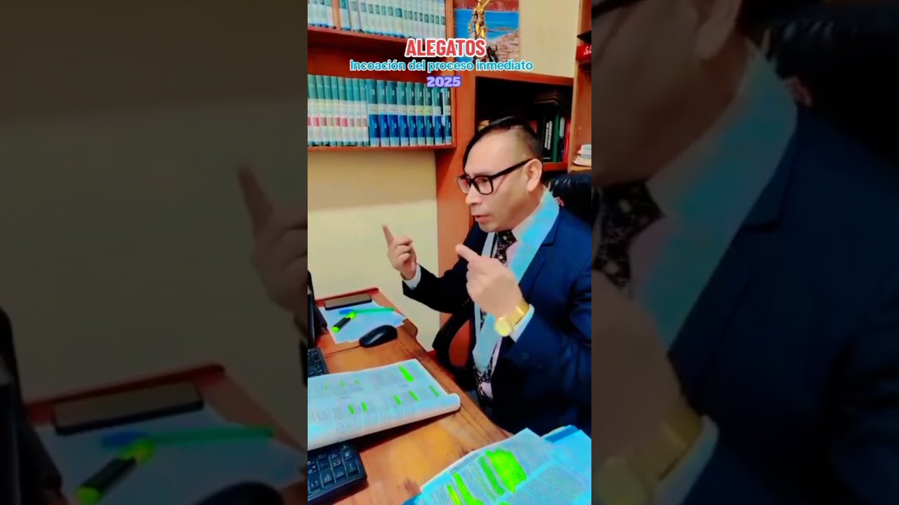 ALEGATOS. Incoaci&oacute;n del proceso inmediato