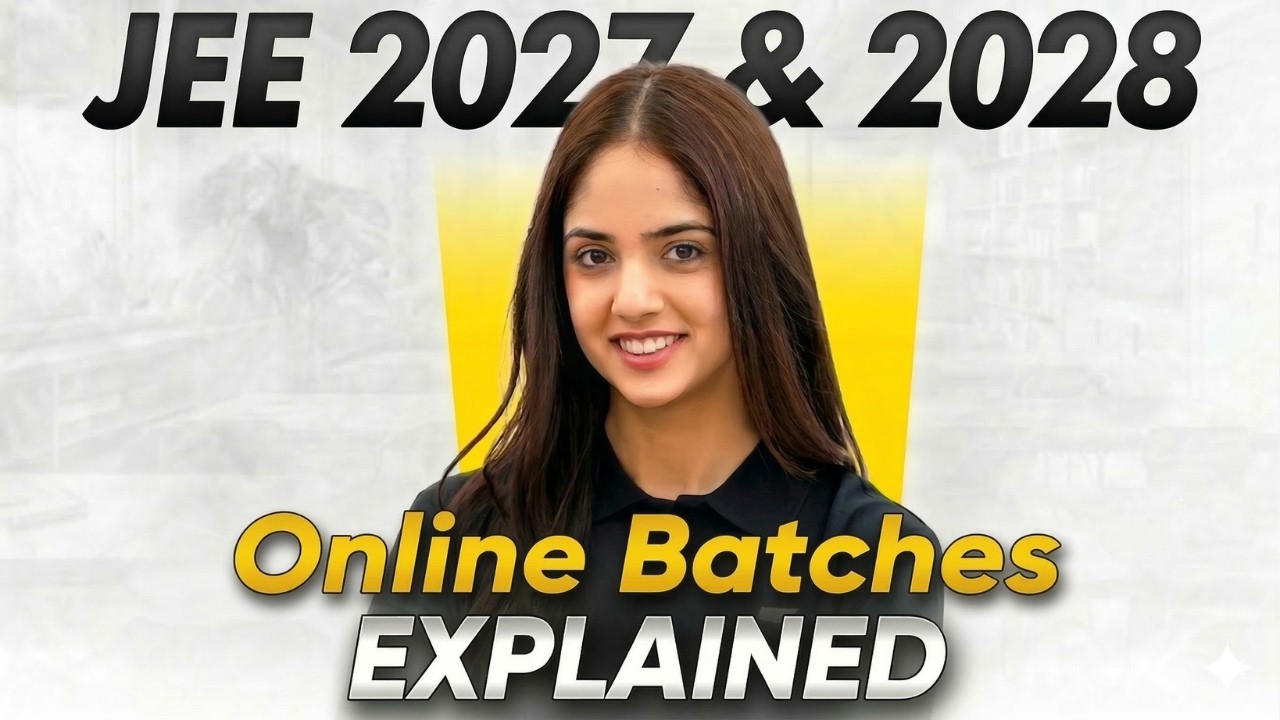 Online Coaching + All My JEE Batches Explained | Dhairya Sandhyana
