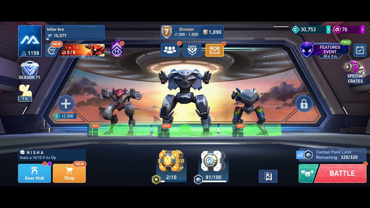 mech arena new promo code don't miss it!