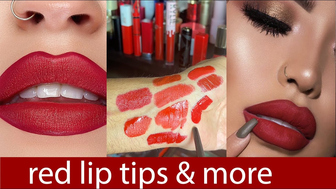 Τα πιο αγαπημένα μου κόκκινα 💄 & red lip tips 💋