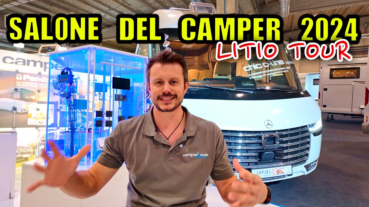 SALONE del CAMPER 2024 🔥 IMPIANTO al LITIO TOUR 😳 FIERA di PARMA