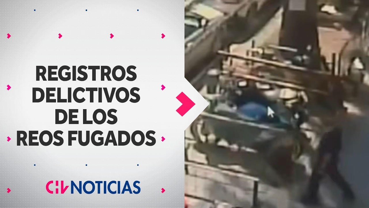 EXCLUSIVO | Los registros de los delitos cometidos por reos fugados de Expenitenciaría de Santiago