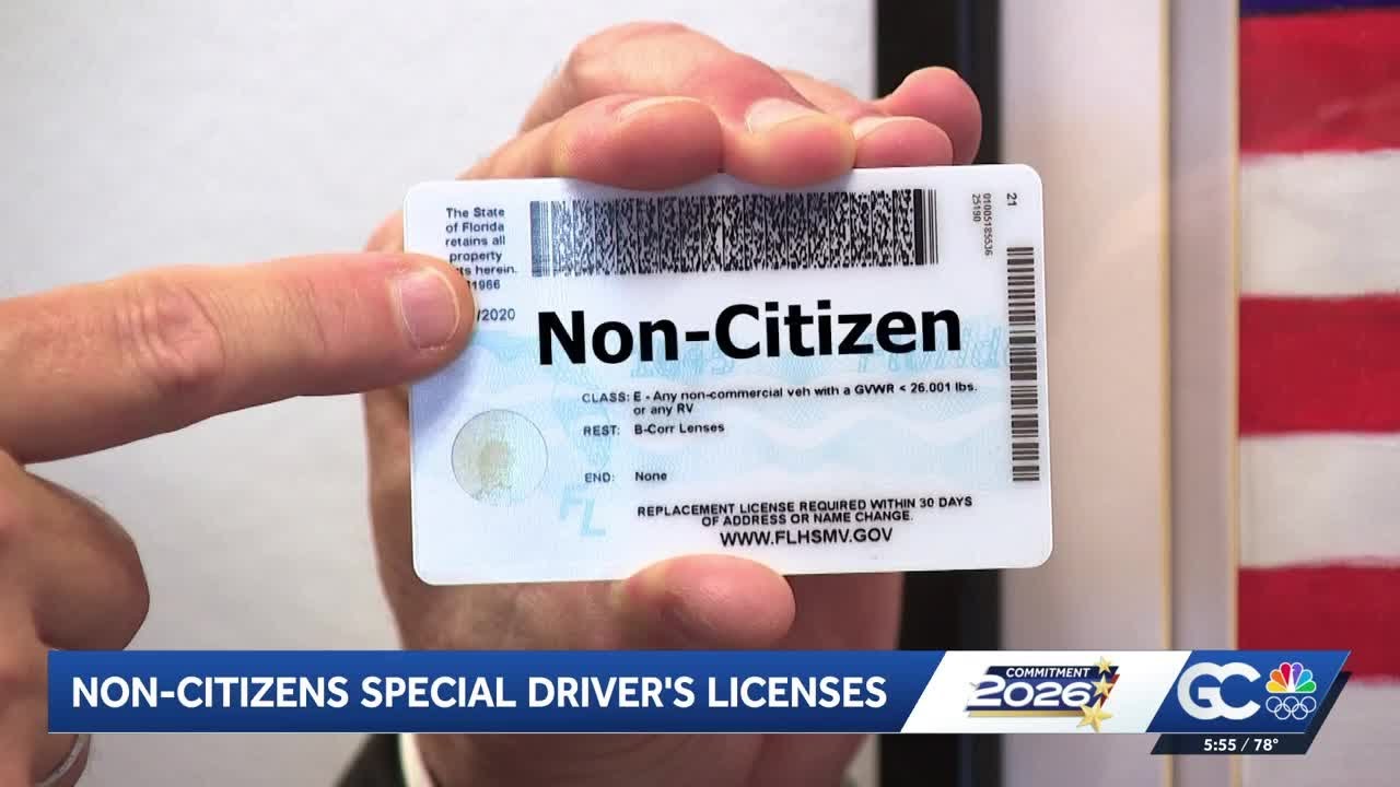 Florida bill proposes marking noncitizen driver's licenses