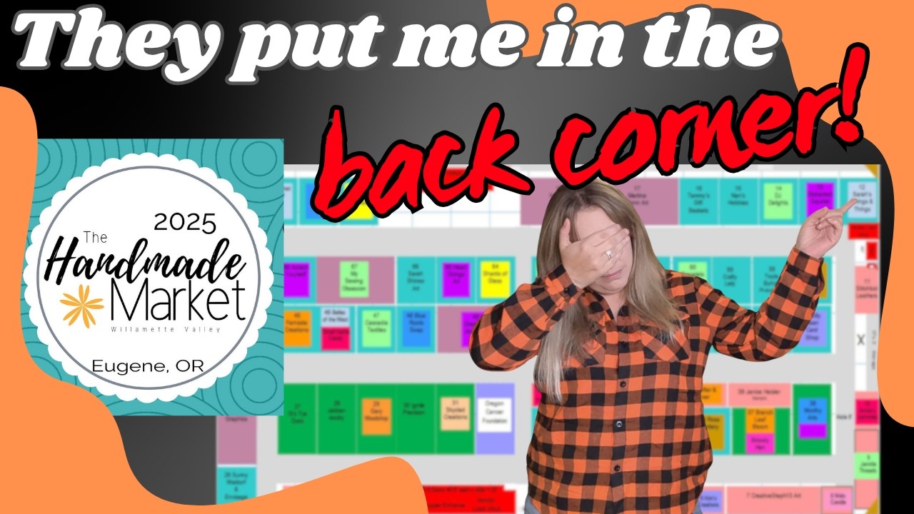 A WEEK of Crochet Market Prep: HUGE Vendor Booth & Display Setup VLOG