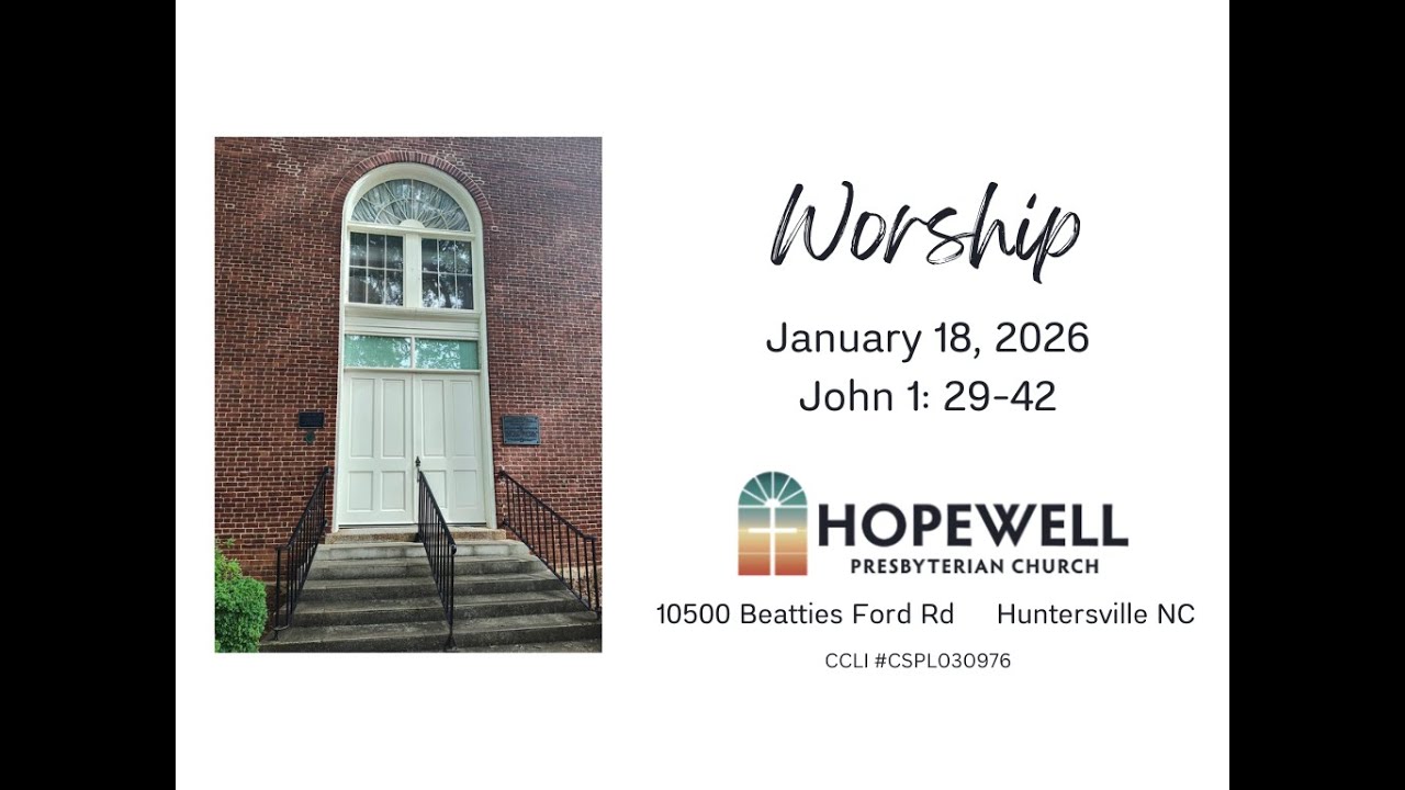 Worship 1/18/2026