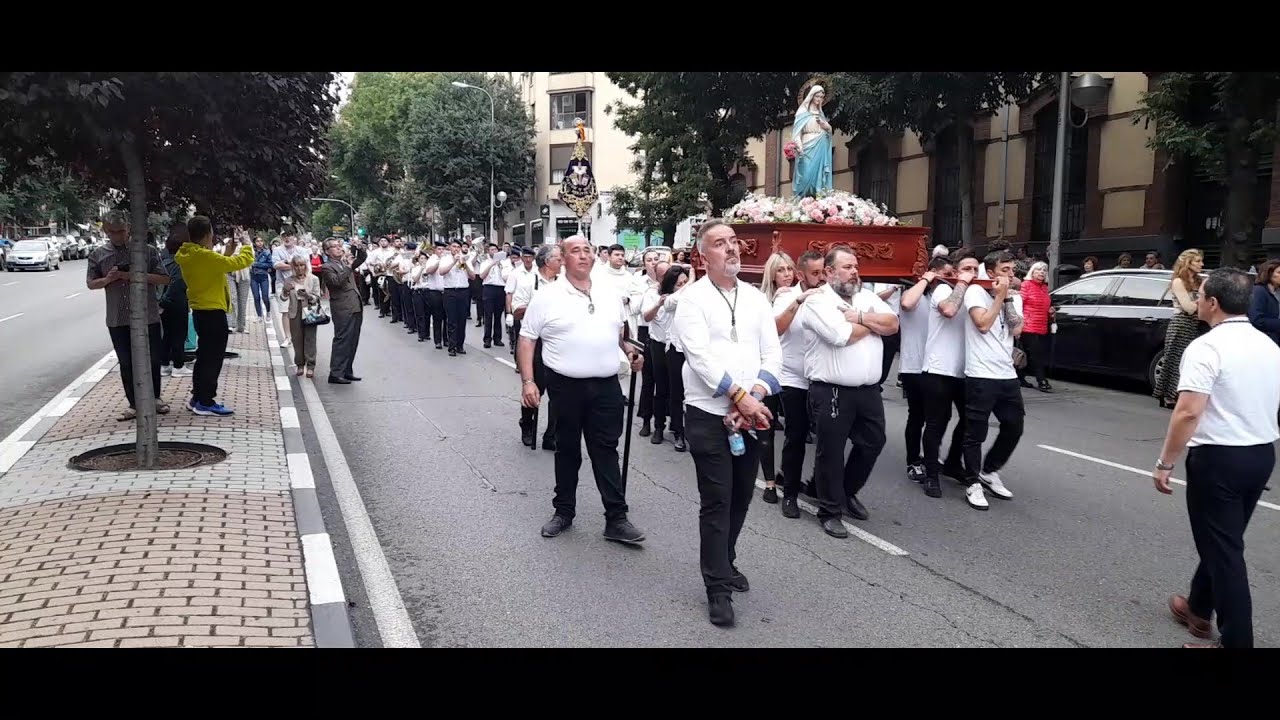 A.M. Pasión y Muerte de Ajalvir (Madrid): Procesión del Purísimo Corazón de María en Madrid