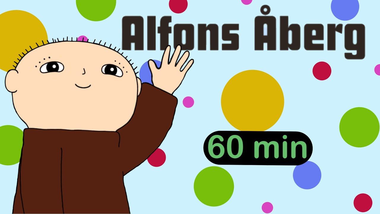 Lek & Lär med Alfons Åberg - 60 min spelande | för barn