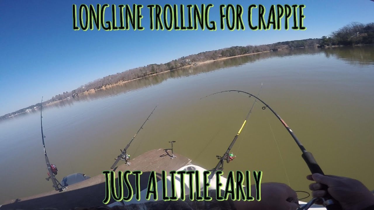 LONGLINE TROLLING FOR CRAPPIE!!!!