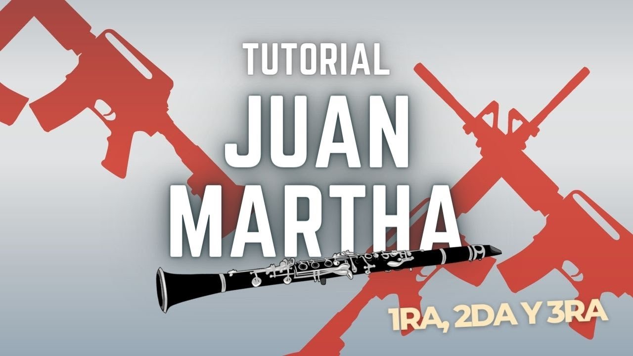 ♪ JUAN MARTHA │ INSTRUMENTAL │ ADORNOS │ Tutorial Para Clarinetes