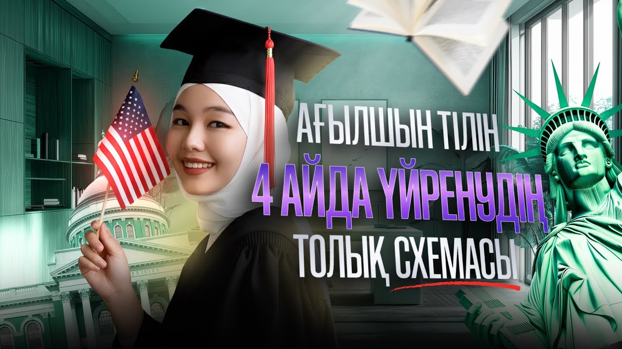 Ағылшын тілін 4 айда үйренудің ПОЛНАЯ СХЕМАСЫ❤️‍🔥🇺🇸 | Level line  