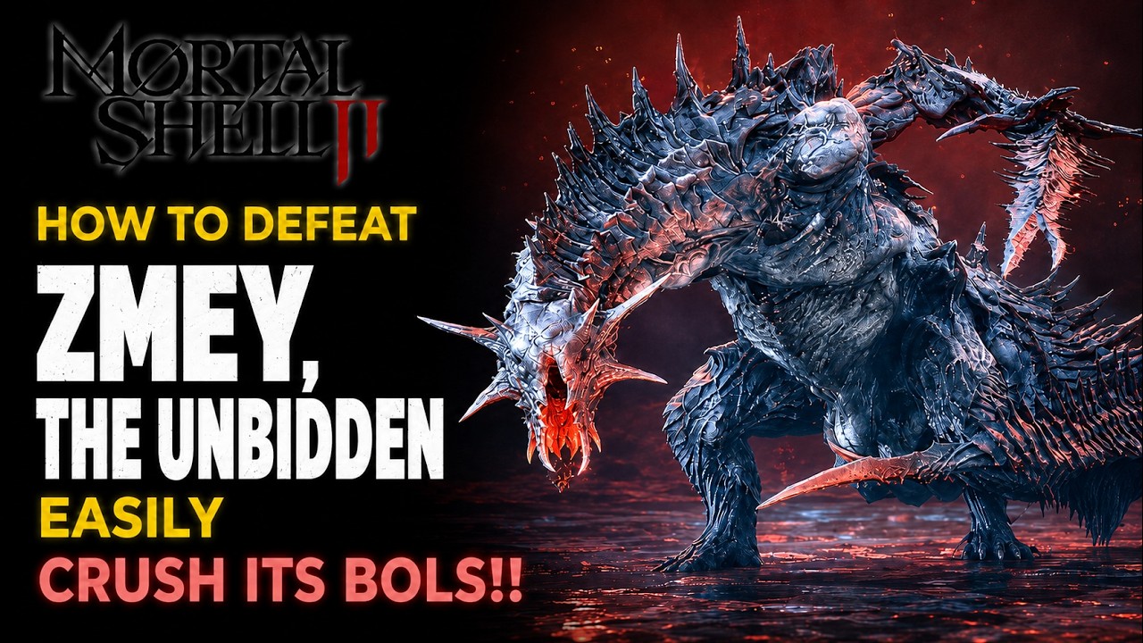 Mortal Shell 2 - How to Defeat Zmey the Unbidden Easily - Tiel Build (Cheesy Technique) - FINAL BOSS