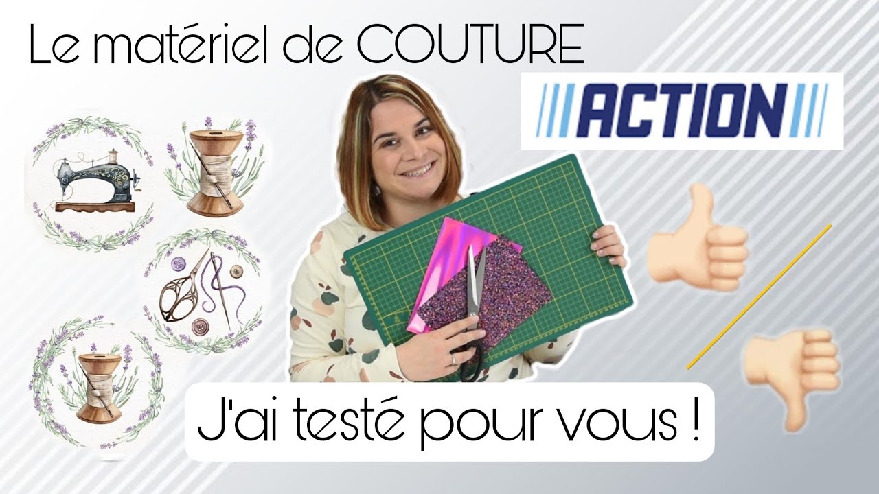 J'ai testé pour vous : le matériel de COUTURE de chez ACTION / By PopO