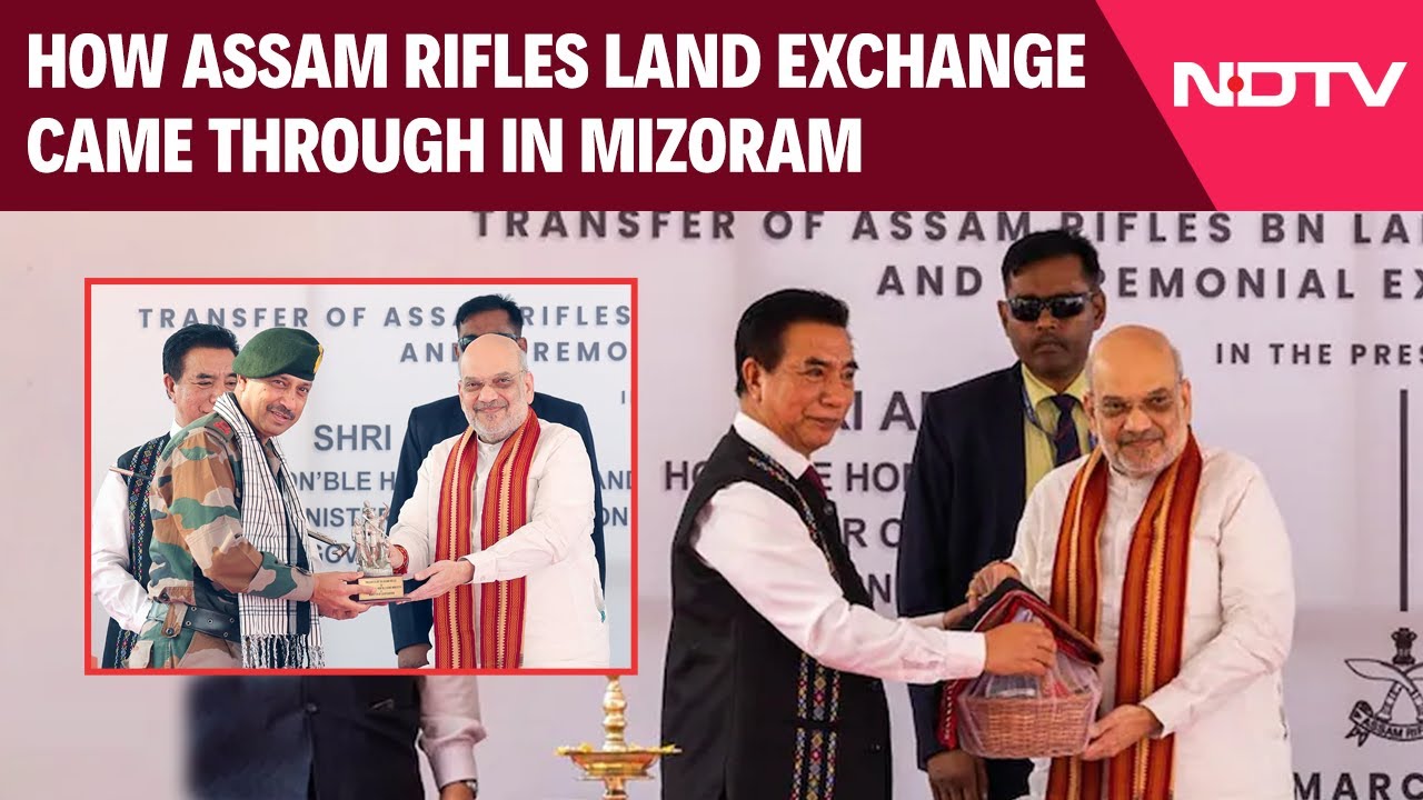 Amit Shah In Mizoram | How The Historic Assam Rifles Land Exchange Came Through In Mizoram