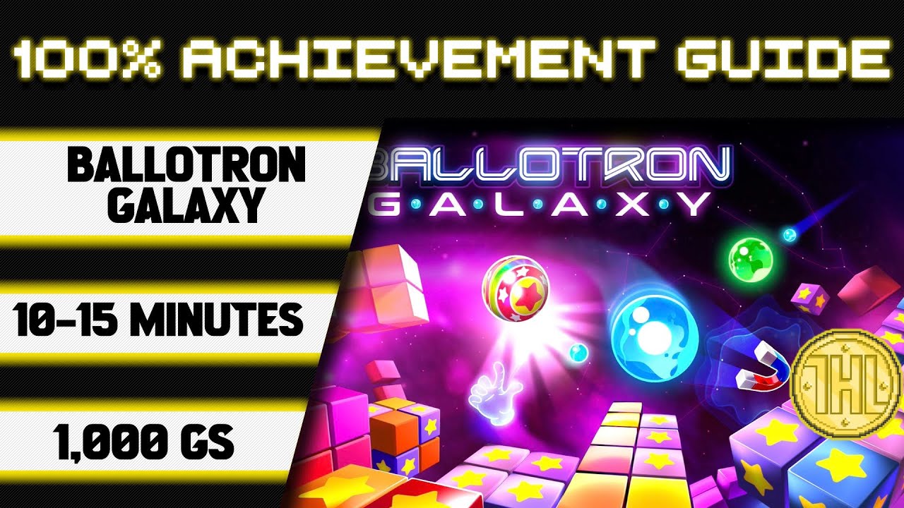 Ballotron Galaxy 100% Achievement Walkthrough * 1000GS in 10-15 Minutes *