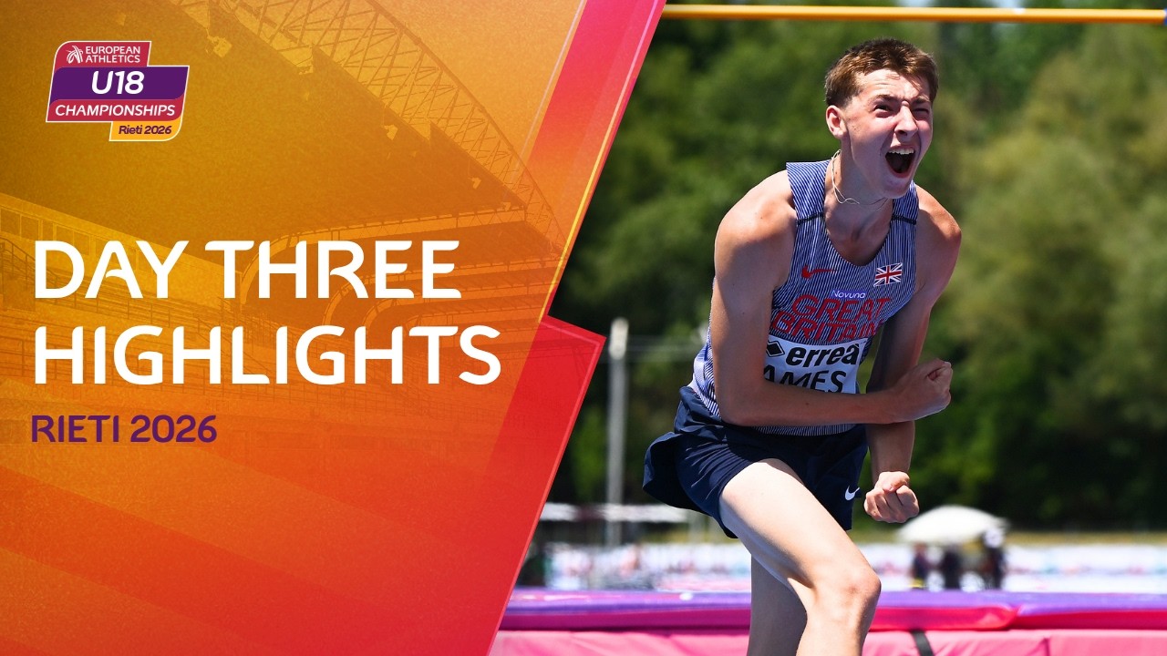 Rekordy mistrzostw POBITE! 🔥 Najważniejsze momenty trzeciego dnia | Mistrzostwa Europy U18 w Lekkoatletyce 2026