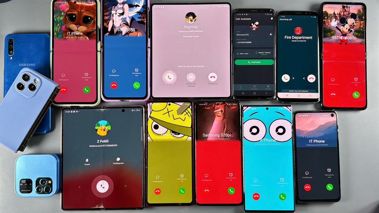 Fake incoming Calls Phone: poco FindN2/ Nothing2/ Tecno Phantom Flip/ Redmi 5A/ Huawei 9.1