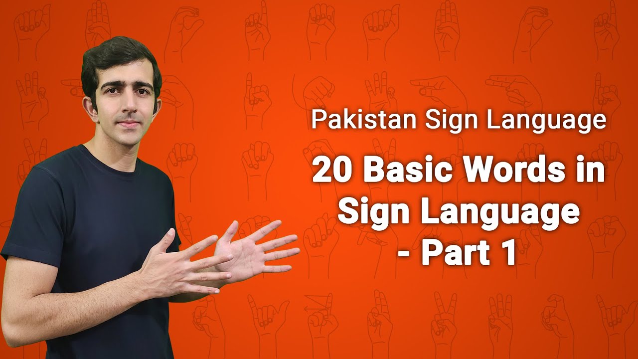 20 Basic Words in Sign Language  | Part 1 | PSL