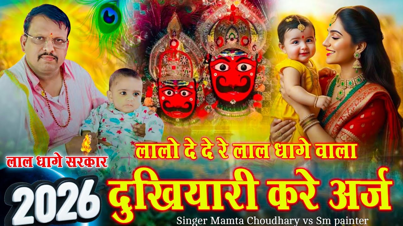 Lal dhage sarkar !! लाल धागे वाला दुखियारी करे अर्ज !! Mamta Choudhary vs Sm painter #lal_dhage_wale