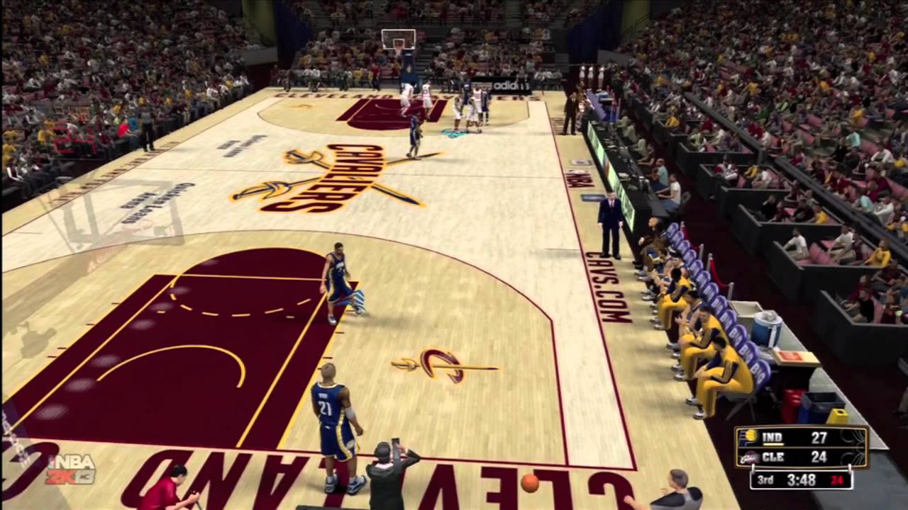 NBA 2K13 CAVS VS  PACERS QUICK GAME WITH COMMENTARY