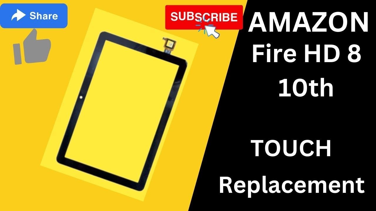 Amazon Kindle Fire HD 8 10th Generation (2020) K72LL4 Touch Screen Digitizer