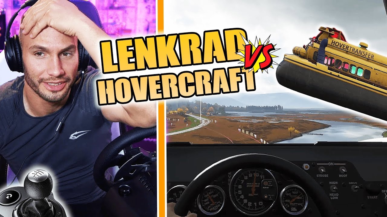 LENKRAD VS. HOVERCRAFT! (FORZA HORIZON 4) 😂 | Flying Uwe Gaming
