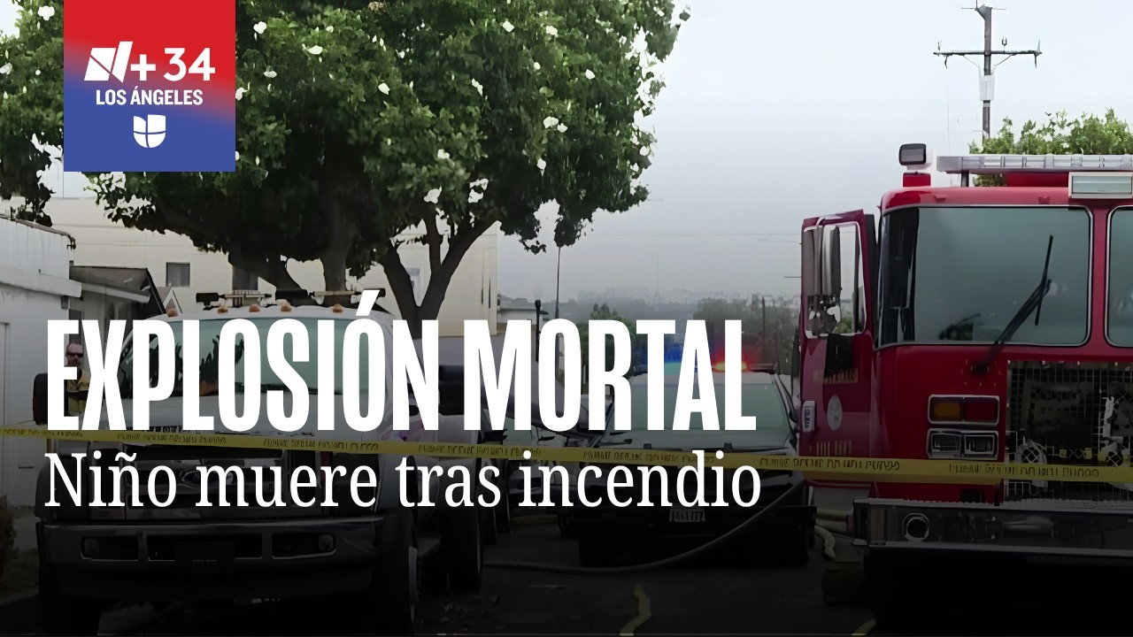 Investigan explosi&oacute;n mortal que dej&oacute; a un menor sin vida en Montebello