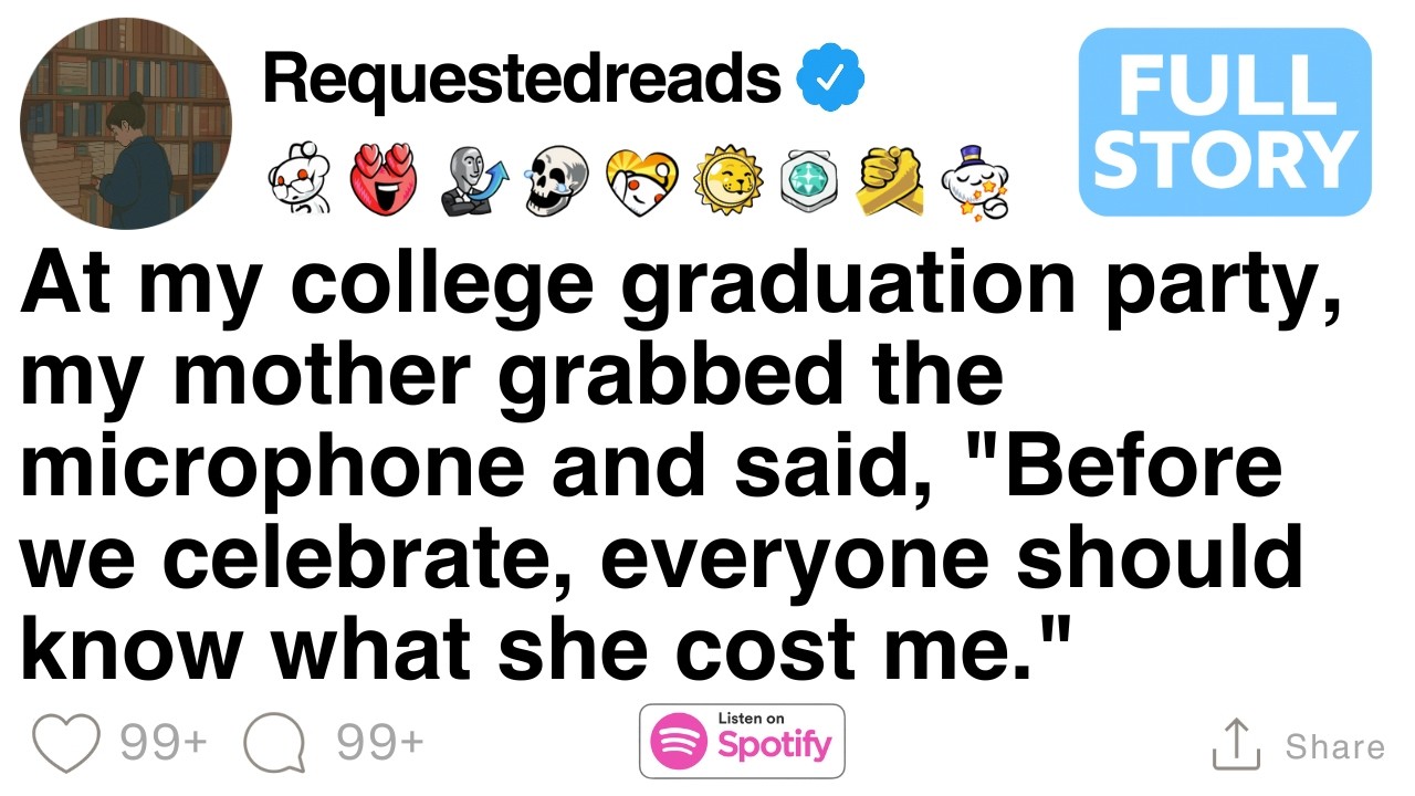 At my college graduation party, my mother grabbed the microphone and said [FULL STORY]
