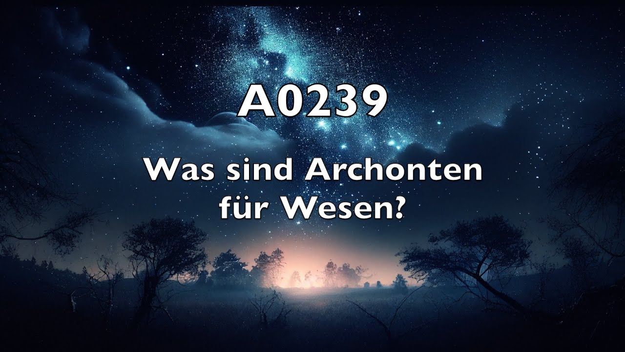 A0239: Was sind Archonten f&uuml;r Wesen?