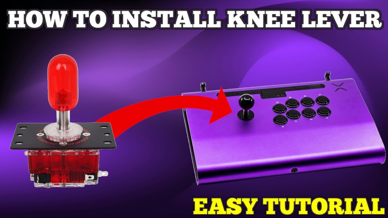 How To Install The Knee Lever Neo In A Victrix Fight Stick Pro (Tutorial)