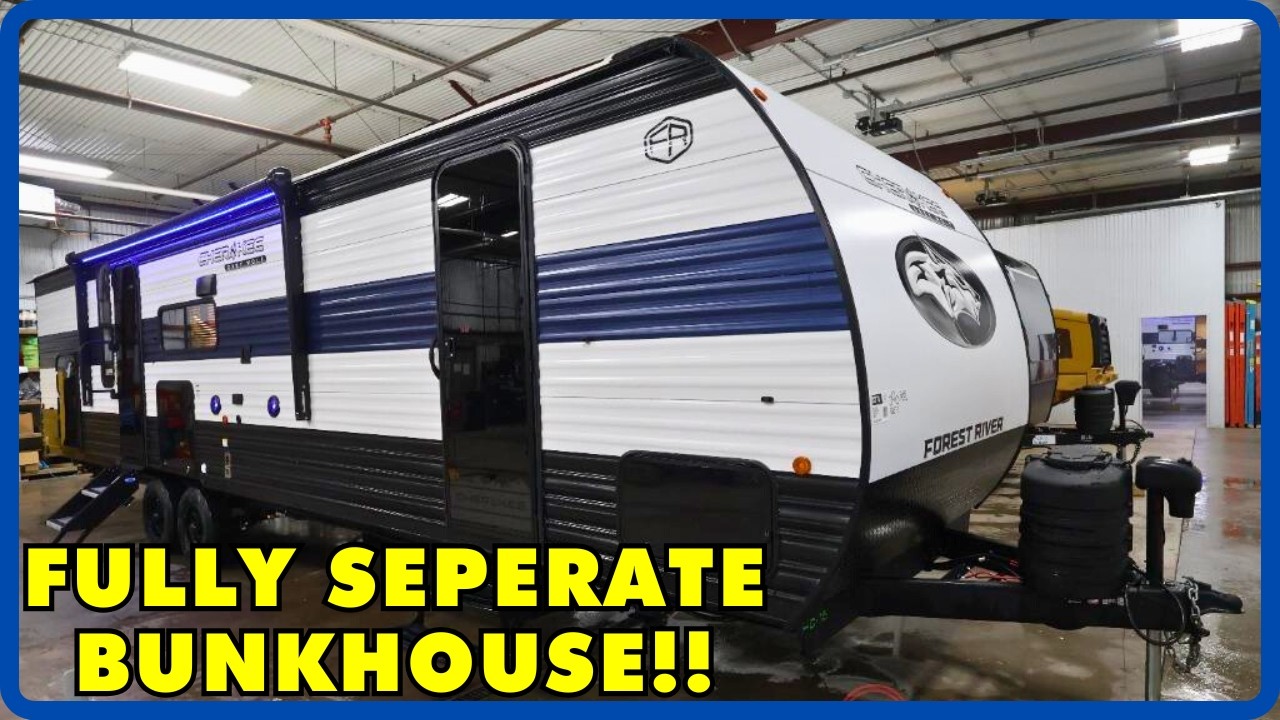 Fully Separate Bunkhouse OVER 37' Long! 2026 Forest River Cherokee Grey Wolf 29NM