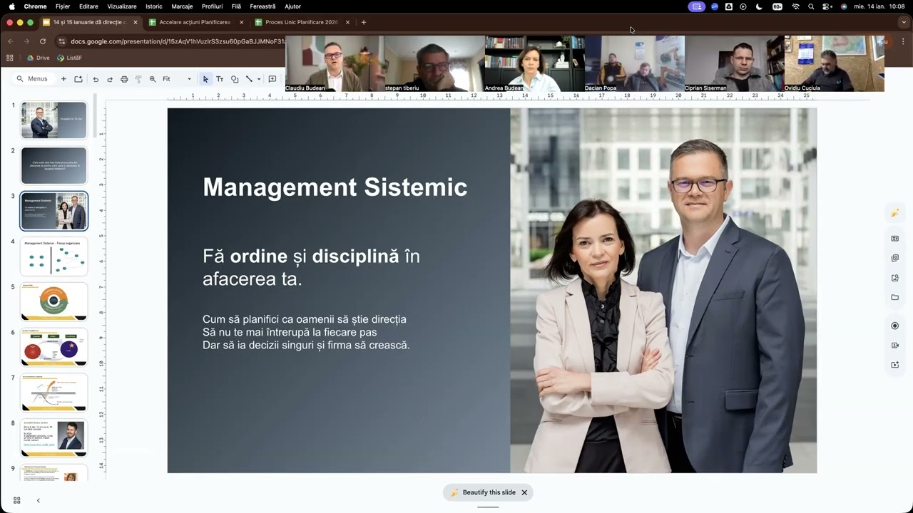 Masterclass Ordine și Disciplină   Planificare   Ziua 1   14 ianuarie 2026