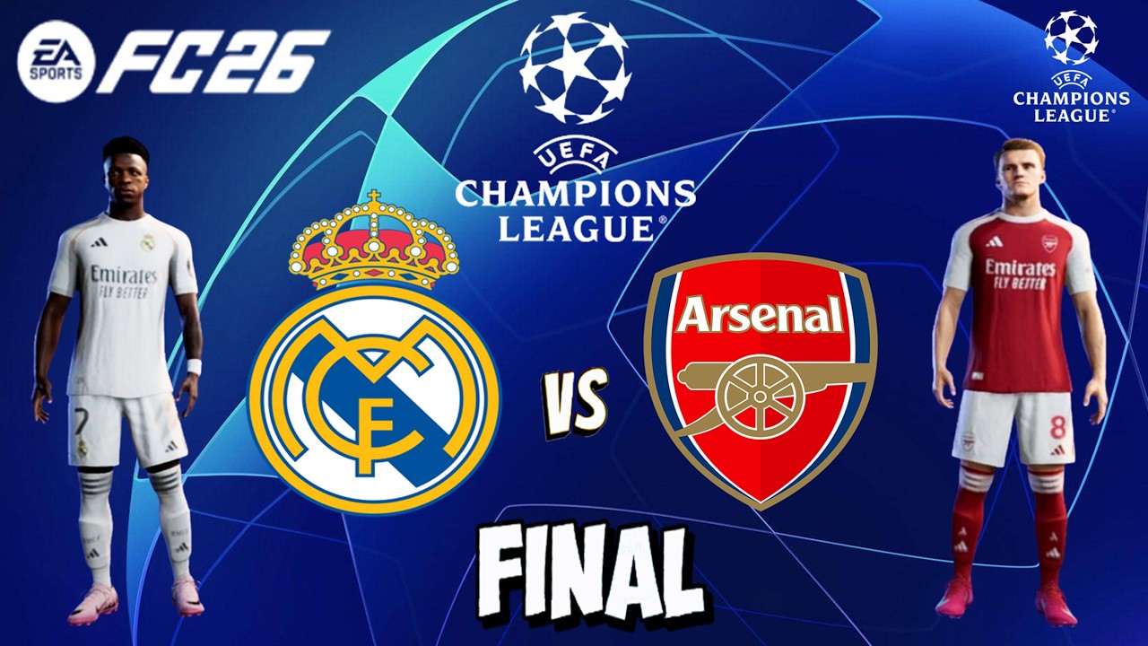 FC 26 - Real Madrid vs Arsenal | UCL Final | Mbappe vs Gyokeres