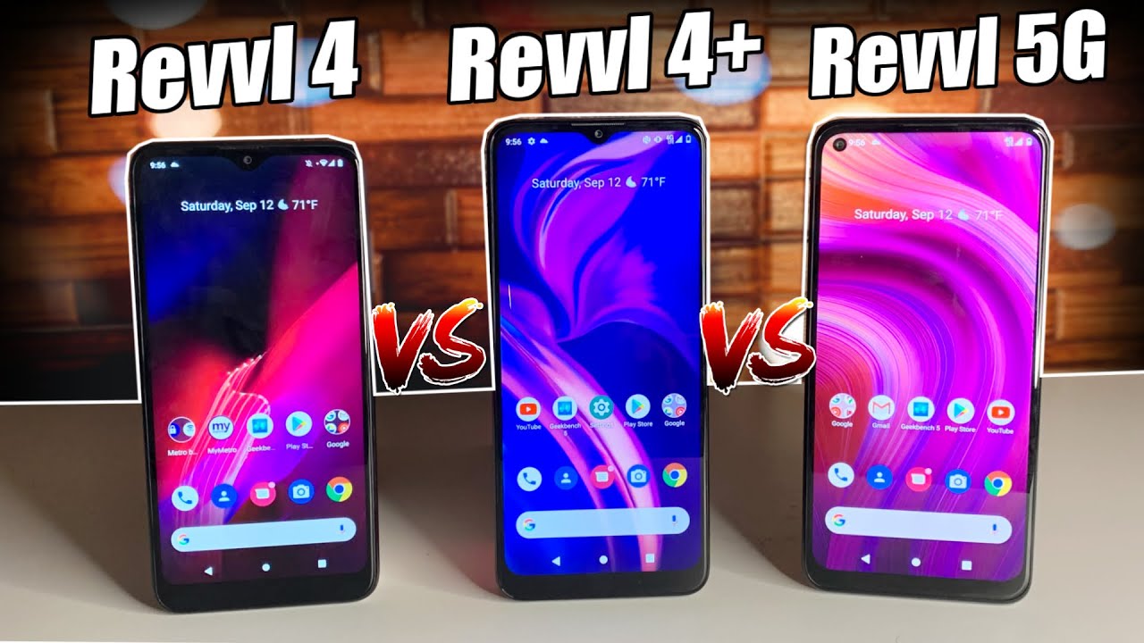T-Mobile Revvl 5g vs Revvl 4+ vs Revvl 4!