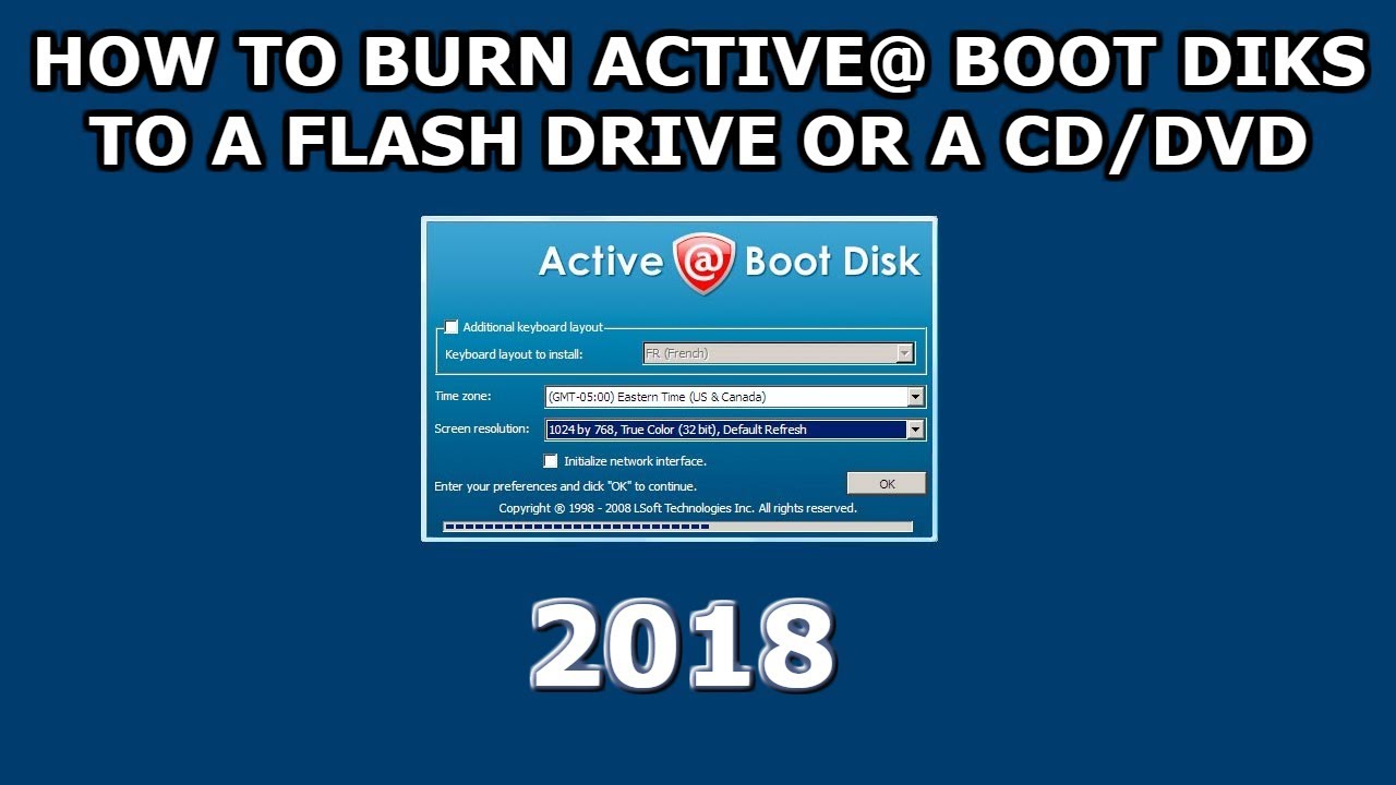 How to make Active@ Boot Disk Suite Bootable USB 2018