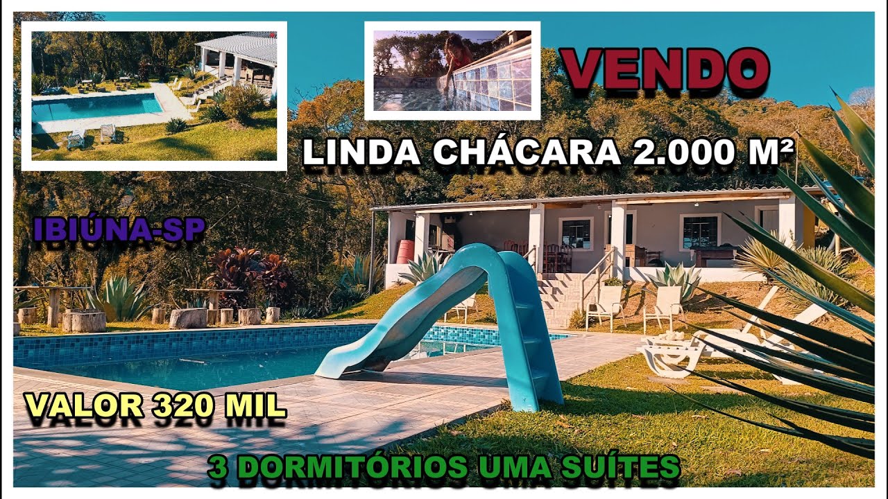 TR4) sua nova chácara 2.000 m²  à venda em Ibiúna  é  um verdadeiro paraíso 💲320 mil