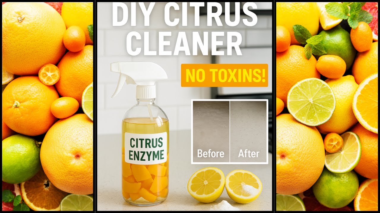 Citrus Enzyme Cleaner That Cleans Everything &ndash; Save Money & Stay Safe&rdquo;