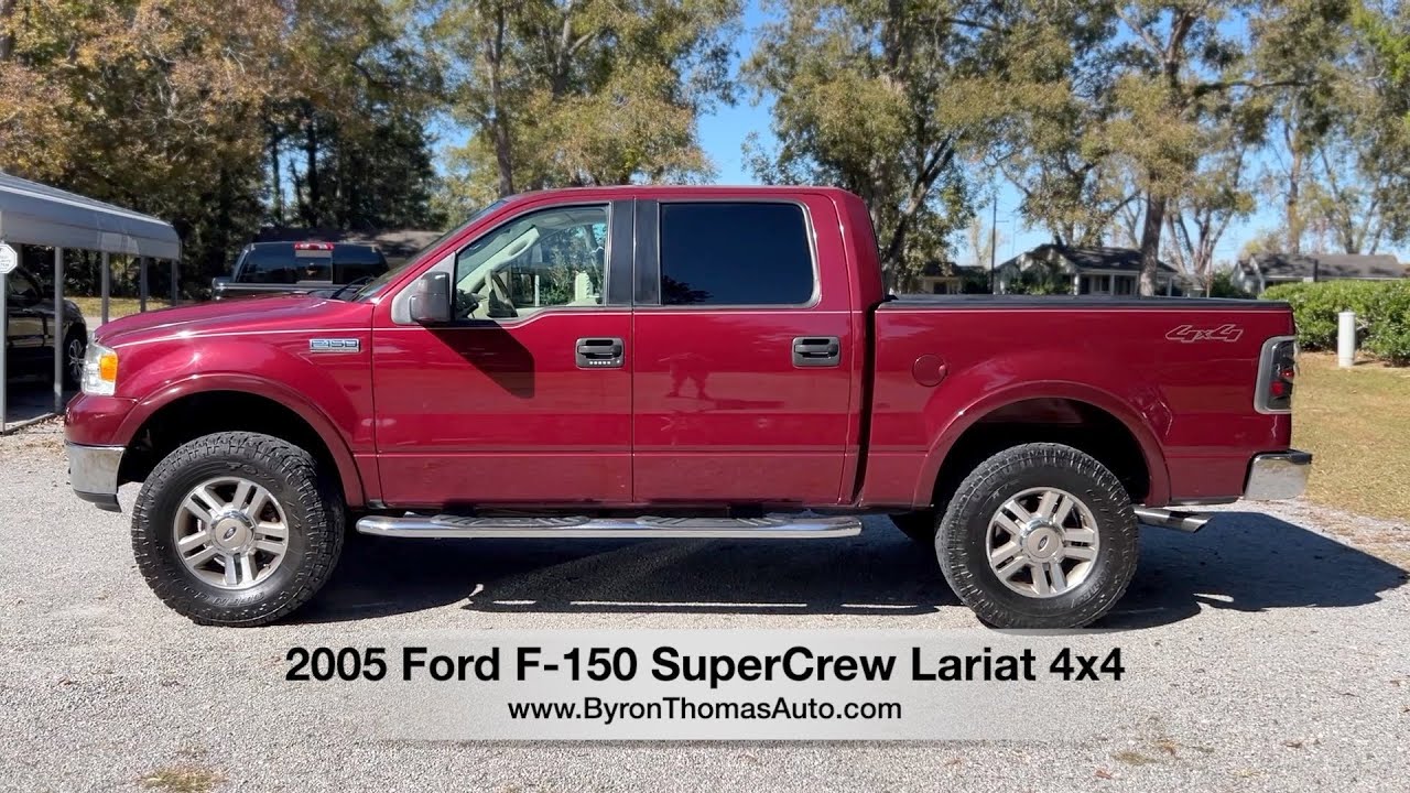 2005 Ford F150 SuperCrew Lariat 4x4 w/ 195k miles - ByronThomasAuto.com - Scotland Neck, NC