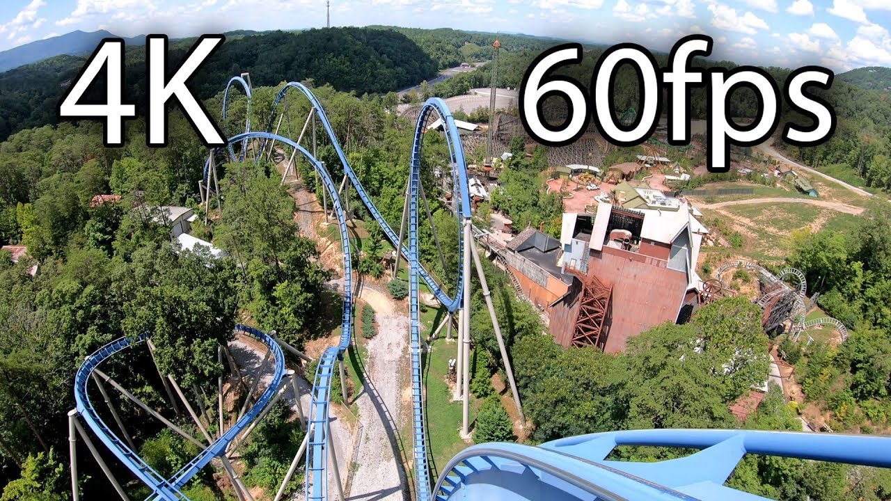Wild Eagle front seat on-ride 4K POV @60fps Dollywood