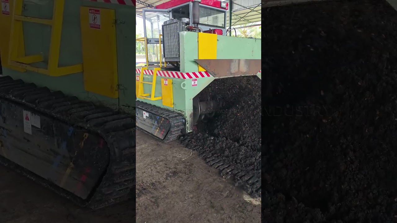 Windrow Compost Turning Machine-Makes compost More Uniform & Efficient|Compost Turner Machine