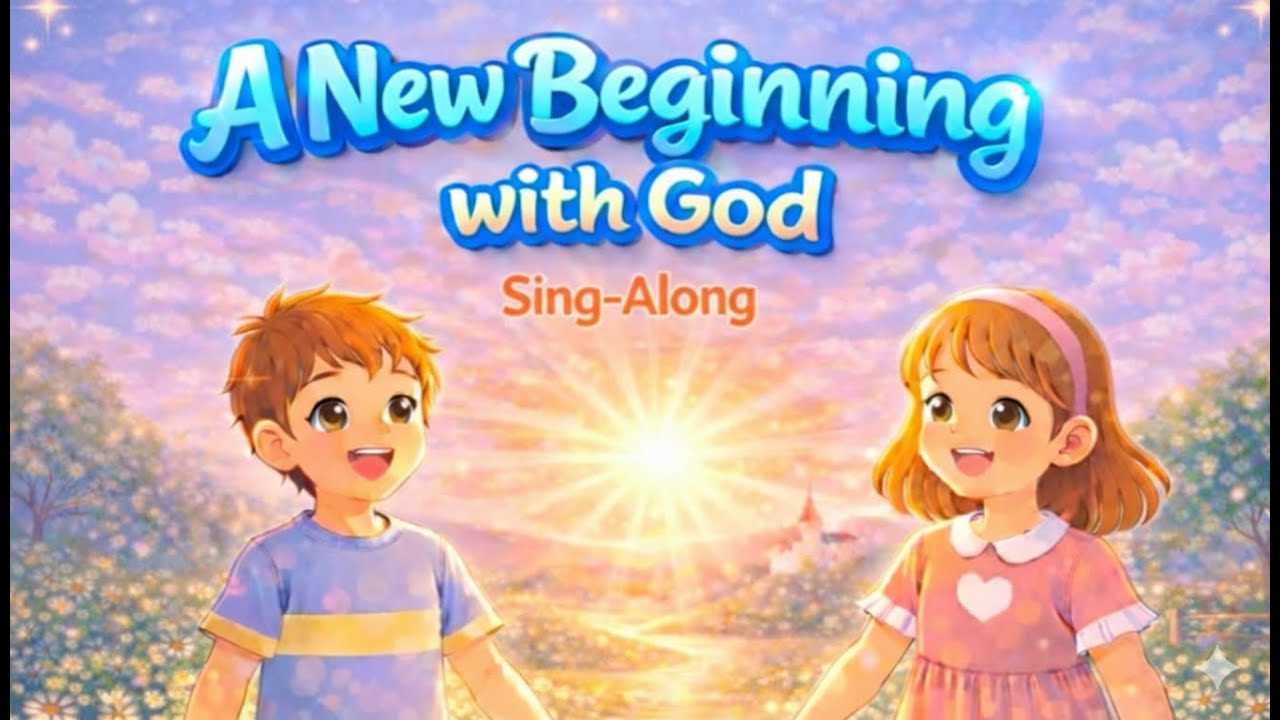 New Beginning with God - 🎶Sing-Along song for kids🎶