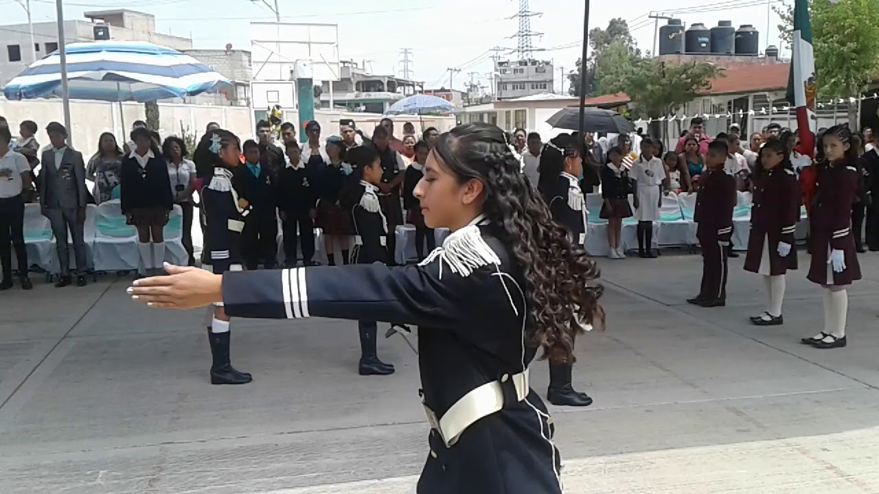 Cambio de escolta generación 2018-2019 de la escuela primaria Maria del carmen armenta